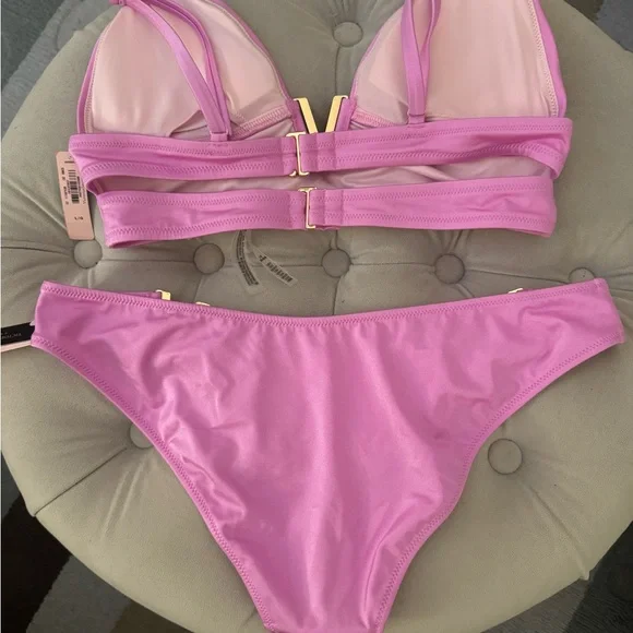 Victoria Secret Pink V-Hardware Cheeky Bikini Set - Picture 6 of 8